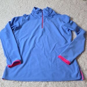 Jude Connally Ashley Top Sz M Blue/ Pink